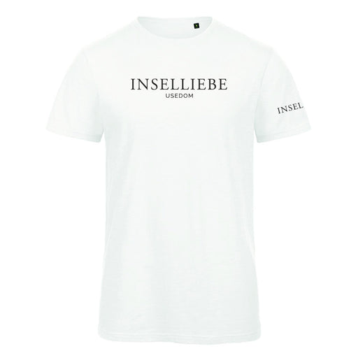 Herren T-Shirt "INSELLIEBE" | Weiß - INSELLIEBE USEDOM
