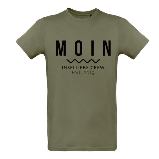 Herren T-Shirt "MOIN Crew" | Khaki - INSELLIEBE USEDOM
