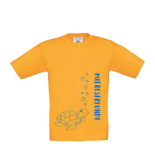 Kinder T-Shirt "Meeresfreunde Schildkröte" | Orange - INSELLIEBE USEDOM