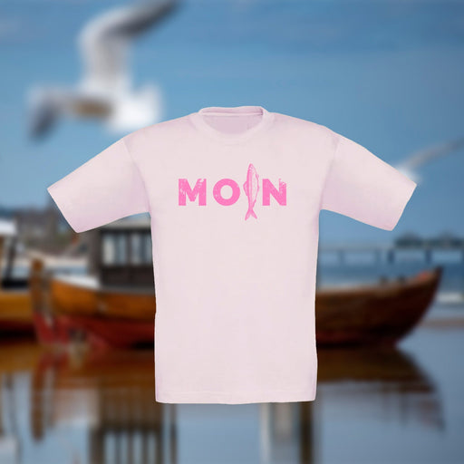 KInder T-Shirt "MOIN Hering" | Rosa - INSELLIEBE USEDOM