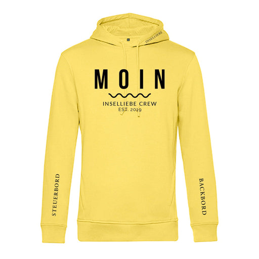 Unisex Hoodie "MOIN Crew" | Gelb - INSELLIEBE USEDOM
