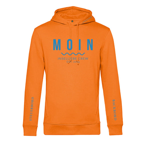 Unisex Hoodie "MOIN Crew" | Orange - INSELLIEBE USEDOM