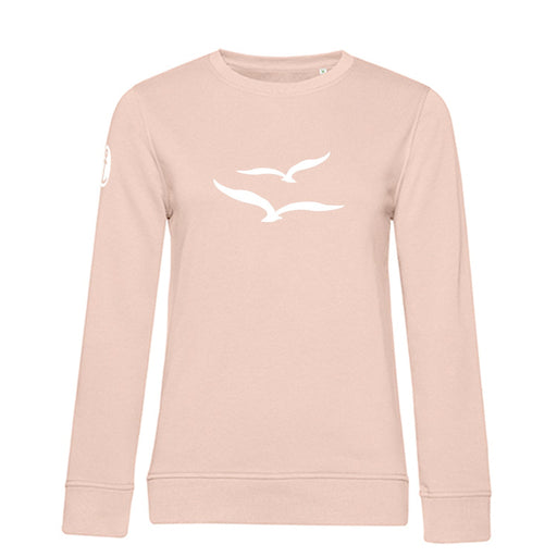 Damen Sweater "Möwenpaar" | Rosé - INSELLIEBE USEDOM