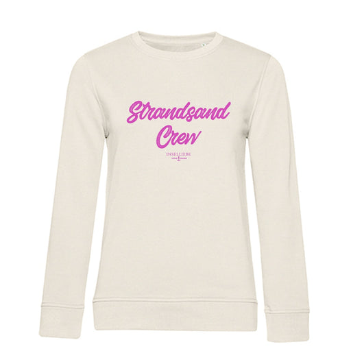 Damen Sweater "Strandsand Crew" | Creme - INSELLIEBE USEDOM