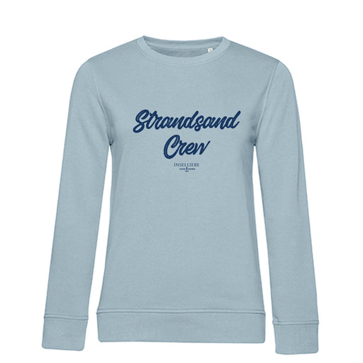 Damen Sweater "Strandsand Crew" | Dusty Blue - INSELLIEBE USEDOM