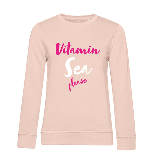 Damen Sweater "Vitamin Sea Please" | Rosé - INSELLIEBE USEDOM