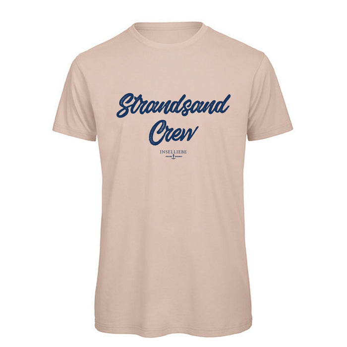 Herren T-Shirt "Strandsand Crew" | Dusty Rose - INSELLIEBE USEDOM