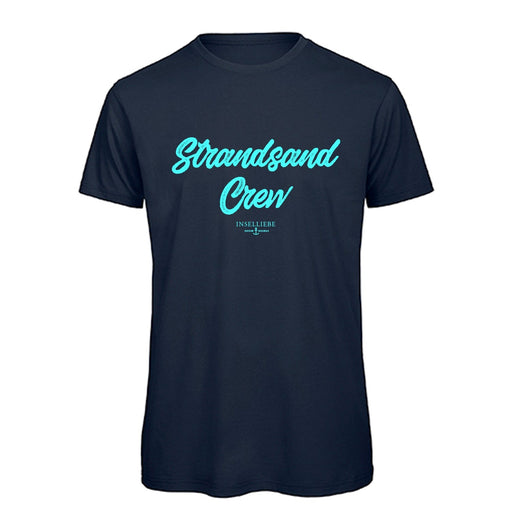 Herren T-Shirt "Strandsand Crew" | Navy - INSELLIEBE USEDOM