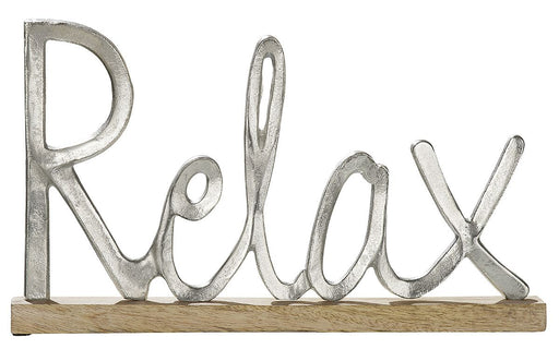 Alu Schriftzug "Relax" - INSELLIEBE USEDOM
