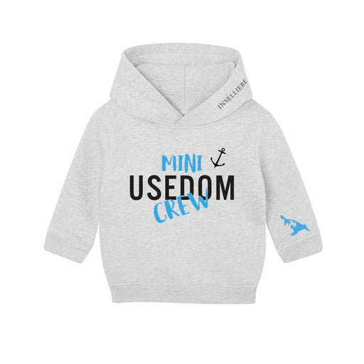 Baby Hoodie "Mini Usedom Crew" | Grau - INSELLIEBE USEDOM