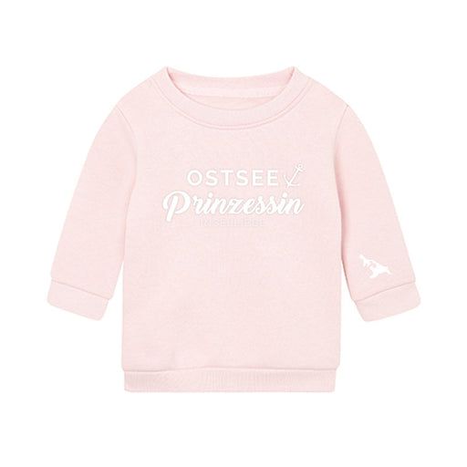 Baby Sweatshirt "Ostsee Prinzessin" | Rosa - INSELLIEBE USEDOM