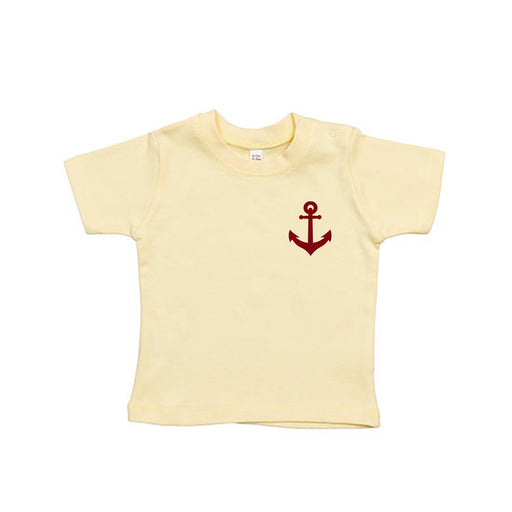 Baby T-Shirt "Mini Captain" | Gelb - INSELLIEBE USEDOM