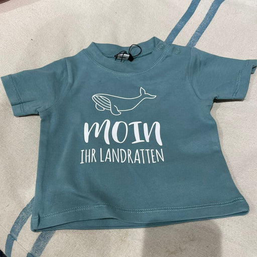 Baby T-Shirt "Moin Landratten" | Grün - INSELLIEBE USEDOM