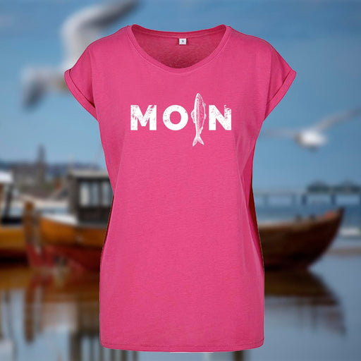 Damen T-Shirt "MOIN Hering" | Pink - INSELLIEBE USEDOM