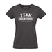 Damen T-Shirt "Team Heringsdorf" | Schwarz - INSELLIEBE USEDOM