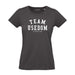 Damen T-Shirt "Team Usedom" | Schwarz - INSELLIEBE USEDOM