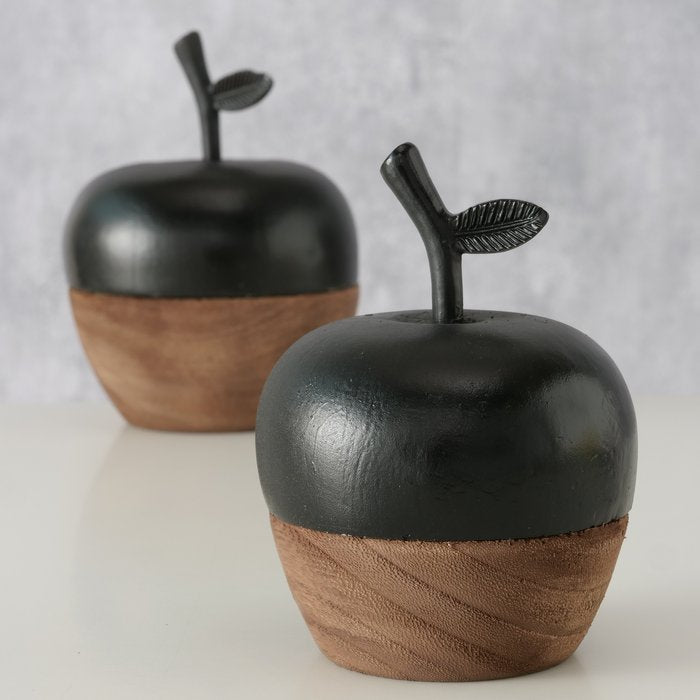 Deko-Apfel "Pommelo" | 15cm | Holz & Kunstharz - INSELLIEBE USEDOM