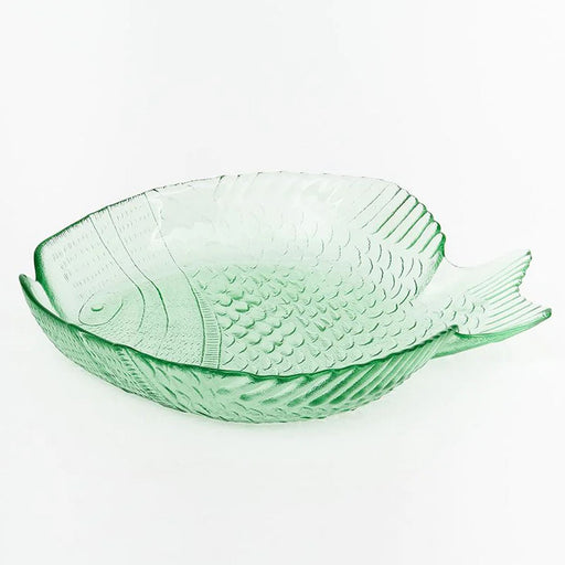 Große Salatschüssel "Glasfisch" | Grün - INSELLIEBE USEDOM