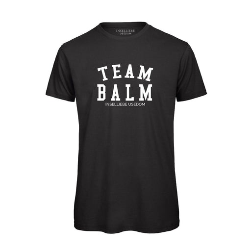 Herren T-Shirt "Team Balm" | Schwarz - INSELLIEBE USEDOM