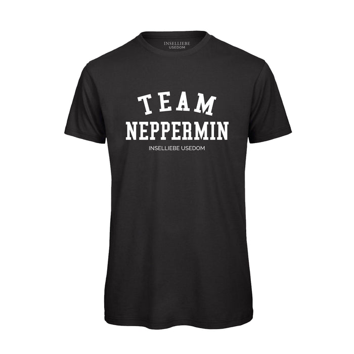 Herren T-Shirt "Team Neppermin" | Schwarz - INSELLIEBE USEDOM