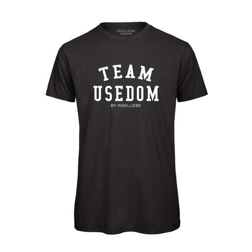 Herren T-Shirt "Team Usedom" | Schwarz - INSELLIEBE USEDOM