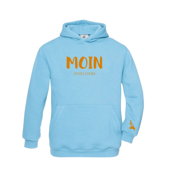Kinder Hoodie "MOIN" | Mint - INSELLIEBE USEDOM