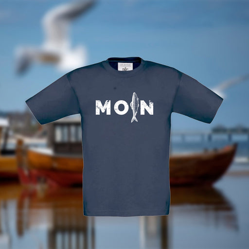 KInder T-Shirt "MOIN Hering" | Navy - INSELLIEBE USEDOM