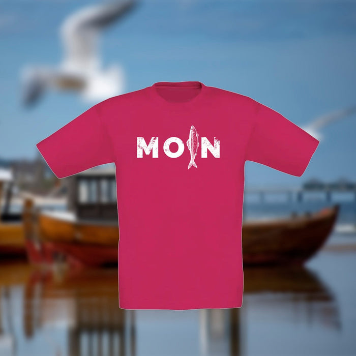 KInder T-Shirt "MOIN Hering" | Sorbet Rot - INSELLIEBE USEDOM