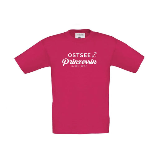 Kinder T-Shirt "Ostsee Prinzessin" | Pink - INSELLIEBE USEDOM