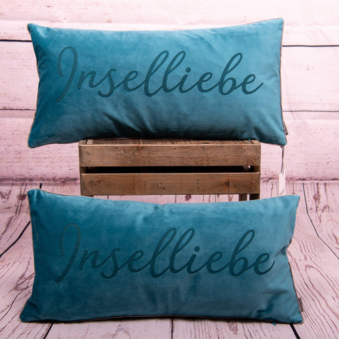 Kissenhülle "City Aqua" INSELLIEBE - 25x50 by pad concept - INSELLIEBE Store - Insel Usedom