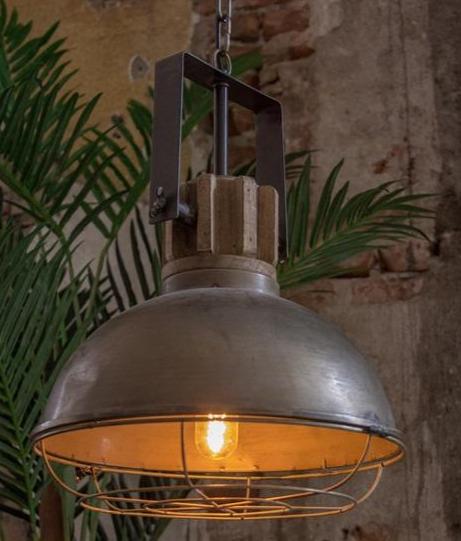 Lampe Etiënne XL grau (E27 x 1, 40W) - INSELLIEBE Store - Insel Usedom