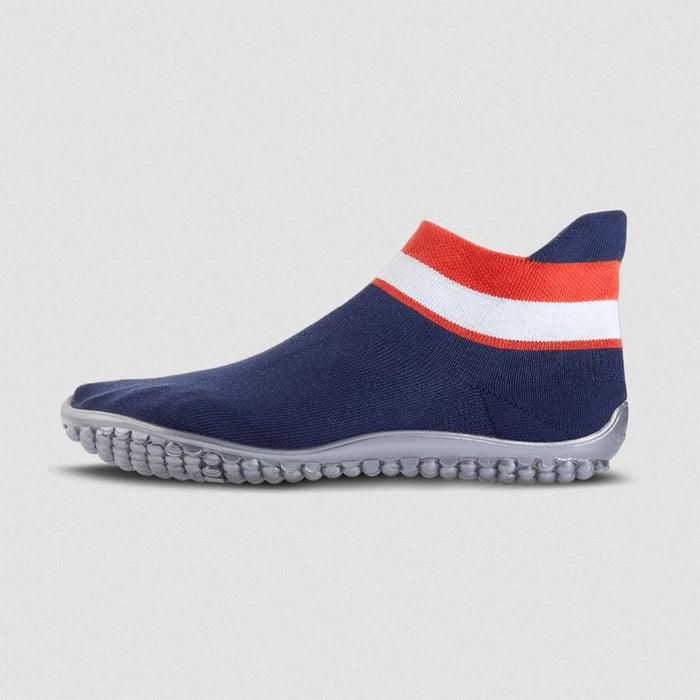 Leguano “Sneaker” Blau-Rot-Weiß | Barfußschuh Unisex - INSELLIEBE USEDOM