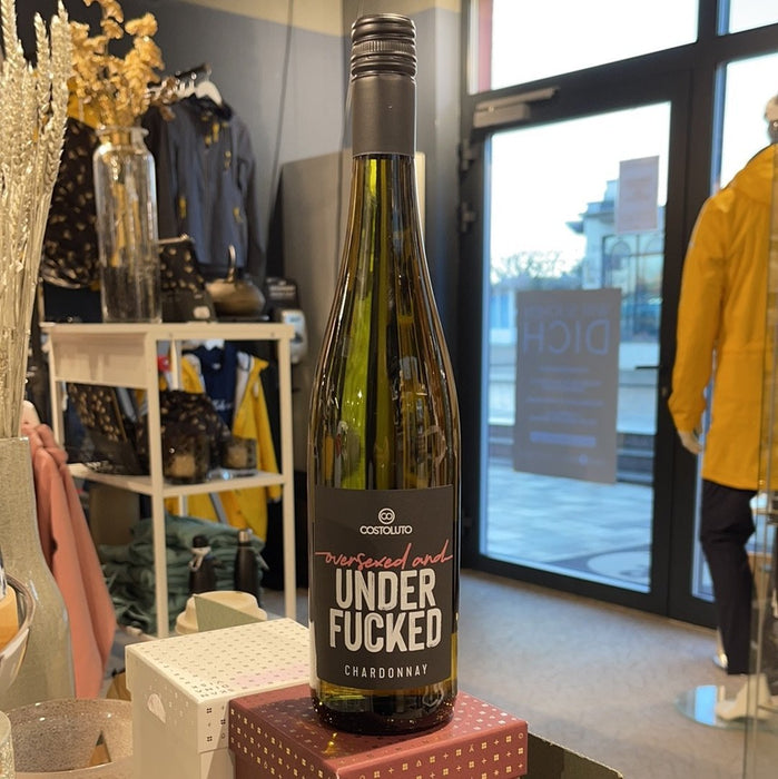 oversexed and UNDERFUCKED | Chardonnay 750ml 12% Vol. - INSELLIEBE Store - Insel Usedom