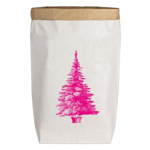 Paperbag Large - "Weihnachtsbaum" - Neon Pink - INSELLIEBE Store - Insel Usedom