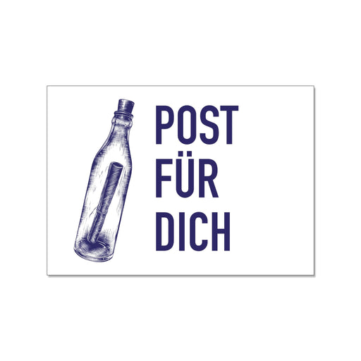 Postkarte quer "POST FÜR DICH" | A6 - INSELLIEBE USEDOM