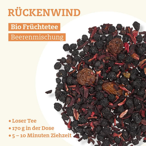 "RÜCKENWIND" - Bio Früchtetee | 170 g - INSELLIEBE USEDOM
