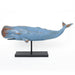 Skulptur "Pottwal" 77cm auf Stand | Blau - INSELLIEBE USEDOM