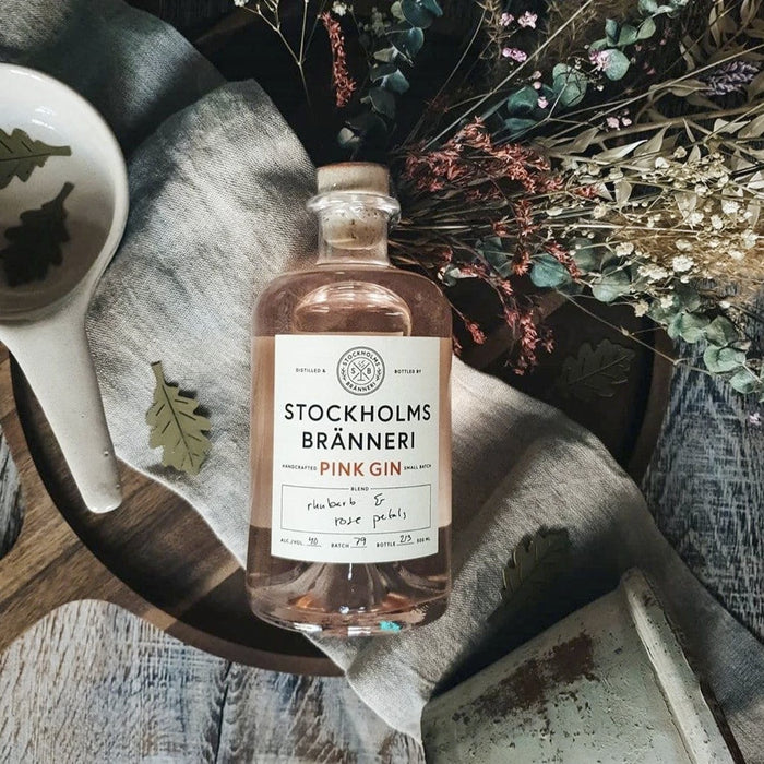 Stockholms Bränneri Pink Gin 40% Vol. Alc. 500ml - INSELLIEBE Store - Insel Usedom