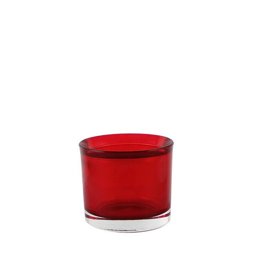 Tischlicht "PURA" Rot | Ø 6cm H 6cm - INSELLIEBE USEDOM