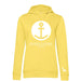 Unisex Hoodie "INSELLIEBE Anker" | Gelb-Weiss - INSELLIEBE USEDOM