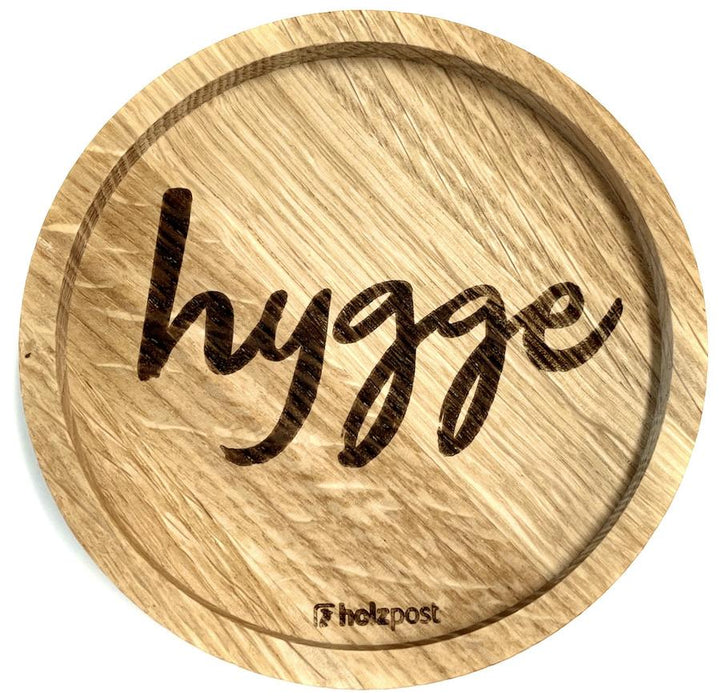 Untersetzer aus EICHE "Hygge" 11,2 cm - INSELLIEBE Store - Insel Usedom