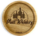 Untersetzer aus EICHE "Malt Whiskey" 11,2 cm - INSELLIEBE Store - Insel Usedom