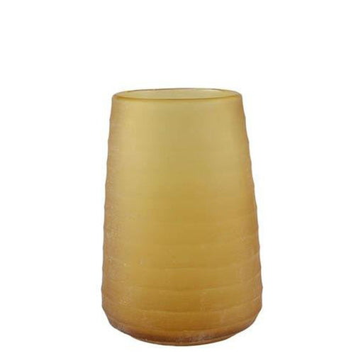 Vase Triest amber 17,5 Ø 25,5h - INSELLIEBE USEDOM